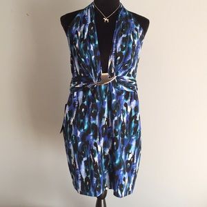 bebe Mini Halter Dress NWT